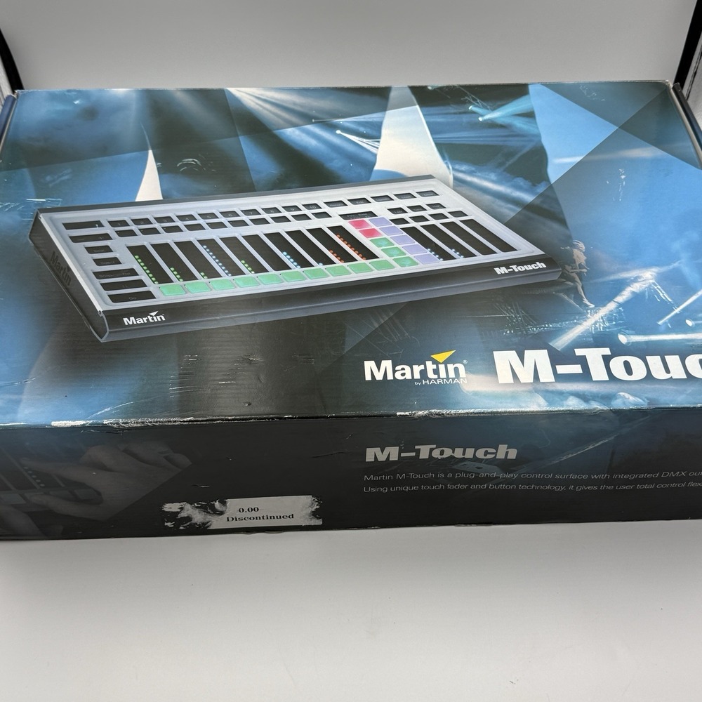 Martin M-Touch by Harman DMX Lighting Control Surface Console USB Open Box